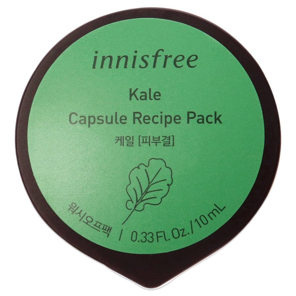 Capsule Recipe Pack Mask - Kale by Innisfree for Unisex 0.33 oz Mask